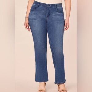 DEMOCRACY "Ab"solution® Itty Bitty Bootcut  Jeans size 12 (34x30”)